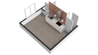 Prodej bytu 1+kk/sklep, 20,7 + 2m2, ulice Zelenečská, Praha 9 - Hloubětín.