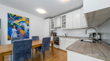 Prodej bytu 4+kk/sklep/garážové stání/balkon, 104m2, ul. Nepomuckých, Praha 9 - Letňany.