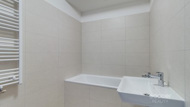 Pronájem nového nadstandardního bytu 2+kk/S/GS/B, 57,4 m2, ul. Sedlářova, Praha 9 - Kbely.