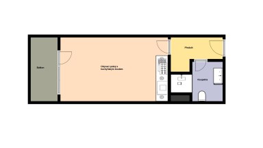 Prodej bytu 1+kk/B/S, 26m2, Praha 10 - Horní Měcholupy, Hornoměcholupská