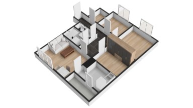 Pronájem krásného bytu 3+1/L/S, 72 m2, Praha 4 - Háje, ul. Anežky Malé