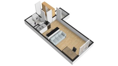 Pronájem hezkého bytu 1+kk, 29m2, Praha 10 - Hostivař, Hostivařská