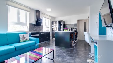 Pronájem luxusního bytu 2+kk s terasou (83,8 m²), Vojkovice, okres Mělník