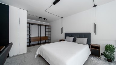 Prodej loftového bytu 1+kk s balkonem a možným sklepem a GS – Bydlení na Krejcárku, Praha 9.