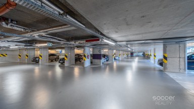 Prodej loftového bytu 1+kk s balkonem a možným sklepem a GS – Bydlení na Krejcárku, Praha 9.