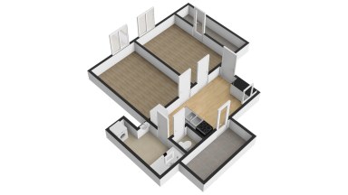 Pronájem bytu 2+1/B, 54 m2, Říčany, ul. Legií.