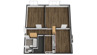 Příjemný byt se zahrádkou v Dobrovici u Mladé Boleslavi.