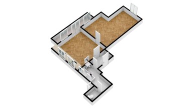 Pronájem bytu 2+kk/B, 50 m2, Praha 4 - Podolí, ul. Pravá.