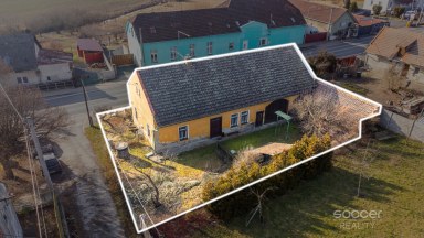 Prodej rodinného domu 4+kk/Stodola/zahrada, Kly, Dolní vinice.