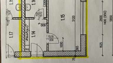 Pronájem nebytového prostoru - bytu,  20 m2, Praha 9 - Horní Počernice.