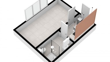 Pronájem nebytového prostoru - bytu,  20 m2, Praha 9 - Horní Počernice.