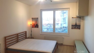 Pronájem novostavby bytu 1+kk/S, v Praze 18 - Letňany, ulice Hlučkova.
