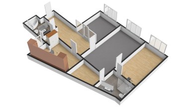 Pronájem bytu 3+1 + hala + šatna + 2x koupelna (celkem 97 m²) na Václavském náměstí