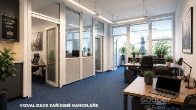 Pronájem reprezentativních kanceláří (85 m²)  - Václavské náměstí, Praha 1